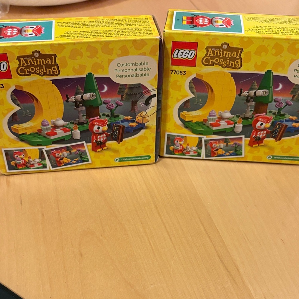 LEGO Animal Crossing Set - Yellow and Red